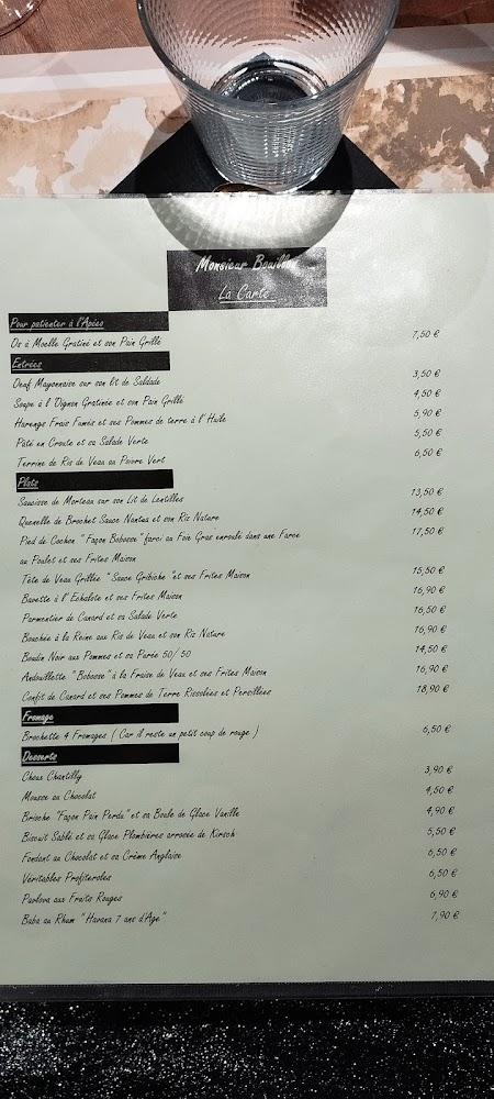 Monsieur Bouillon - Menu Image 2
